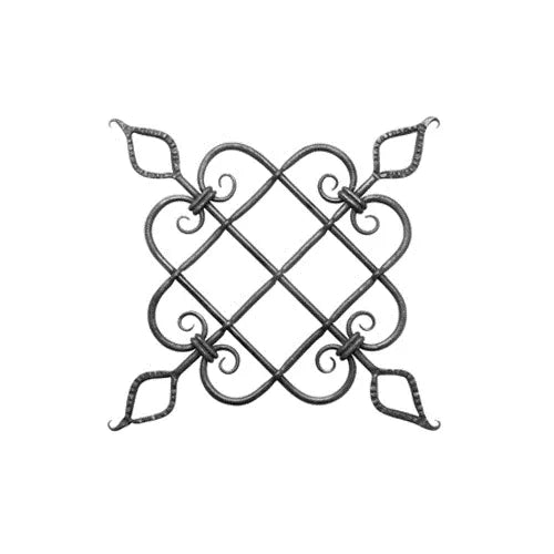 Small Grid Cabinet Insert - Old West Iron