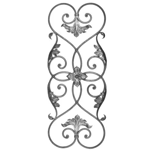 Acanthus Leaf Door Insert - Old West Iron