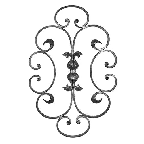 Delicate Scrolled Iron Insert - Old West Iron