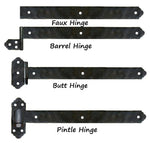 Classic Iron Functioning Hinge Strap - Old West Iron