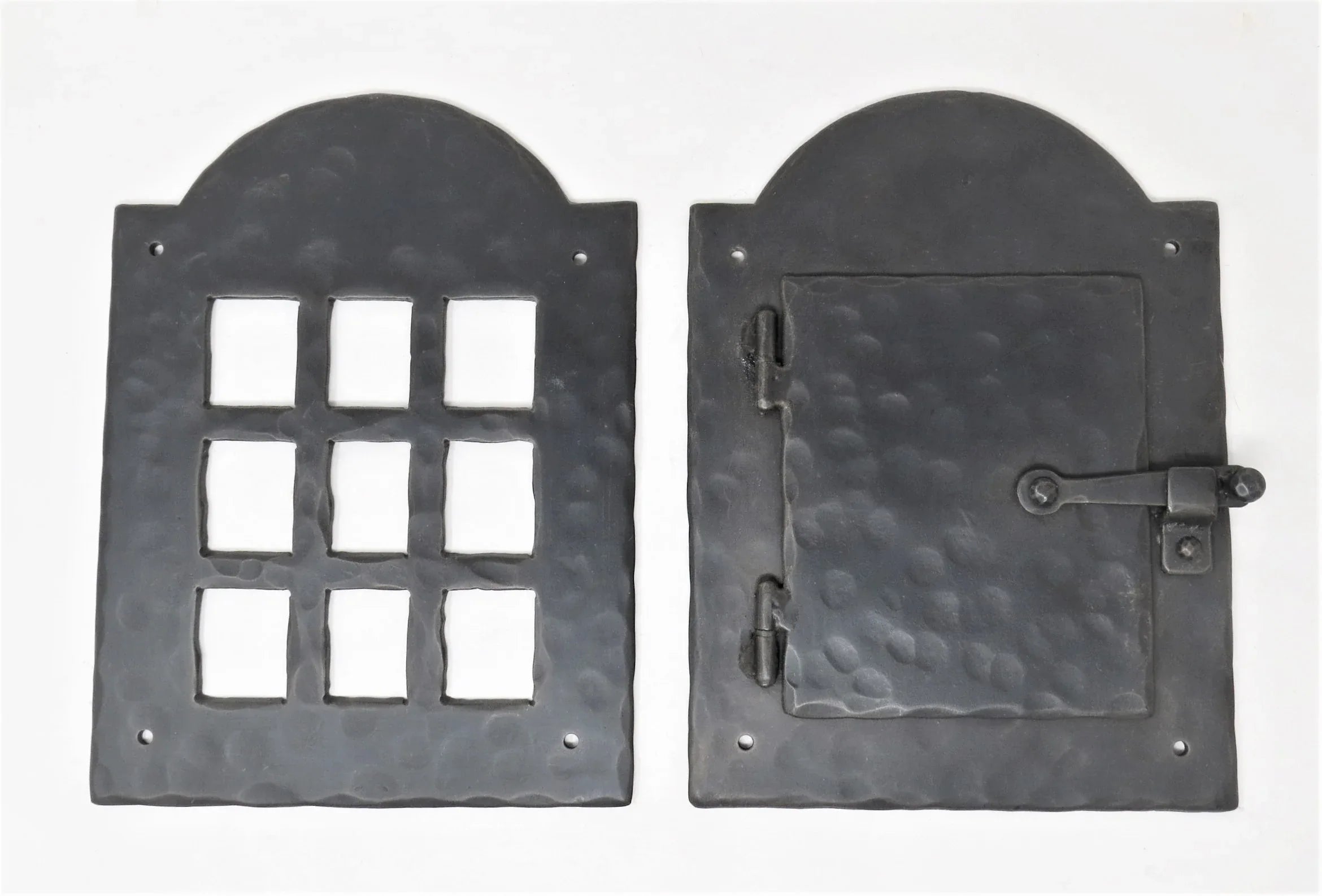 Colonial Iron Speakeasy Door & Grill Set - Old West Iron