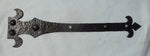 French Empire Iron Garage Door Dummy Hinge Strap - Old West Iron