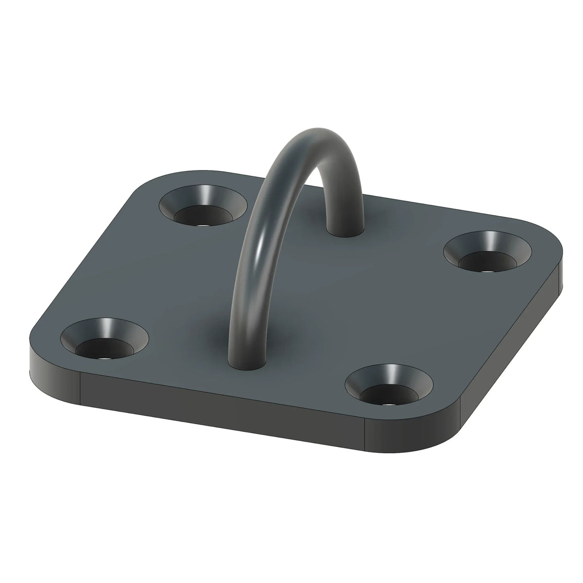 Square D Ring Anchor Plate - Old West Iron