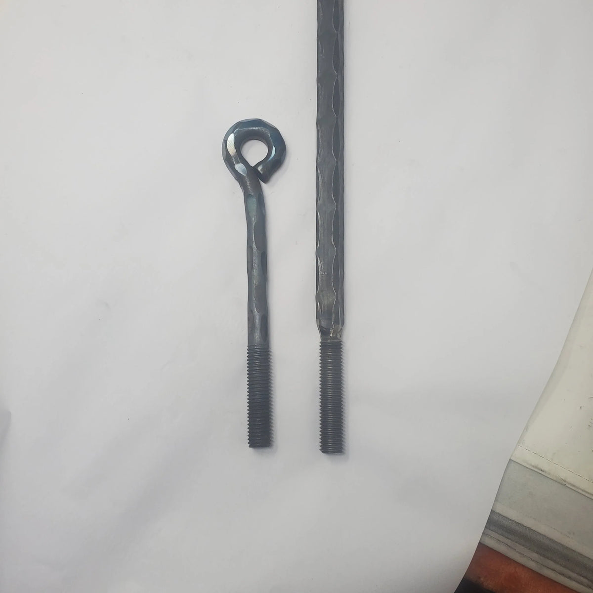3/8" Hammered Eye Bolt - Old West Iron