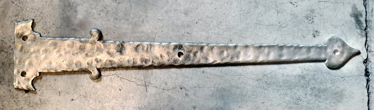 Federal Iron Garage Door Dummy Hinge Strap - Old West Iron