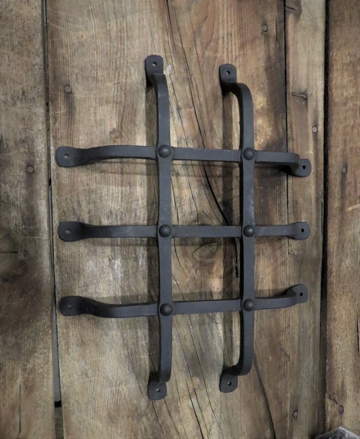 IN STOCK Traditional Tuscan Iron Speakeasy Grill - 10" x 10" - Old West Iron