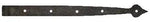 French Country Iron Garage Door Dummy Hinge Strap - Old West Iron