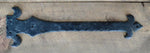 French Empire Iron Garage Door Dummy Hinge Strap - Old West Iron