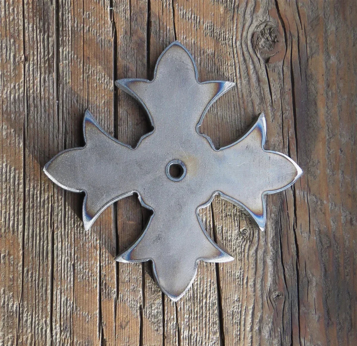 Babylonian Fleur De Lis Iron Washer - Old West Iron