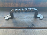 Egyptian Fleur De Lis Iron Door Pull - Old West Iron