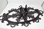 German Castle Iron Chandelier Mount - Old West Iron