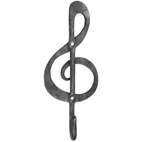 Music Note Iron Hook - Old West Iron