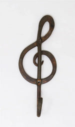 Music Note Iron Hook - Old West Iron