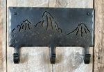 3 Peaks Teton Mountain Coat Hooks - Old West Iron
