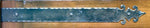 Romanesque Wrought Iron Garage Door Dummy Hinge Strap - Old West Iron