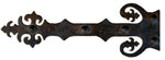 Renaissance Iron Garage Door Dummy Hinge Strap - Old West Iron