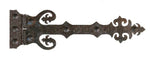Renaissance Wrought Iron XL Functioning Hinge Strap - Old West Iron
