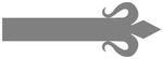 XL Spanish Mission Wrought Iron Faux Hinge Strap - Old West Iron