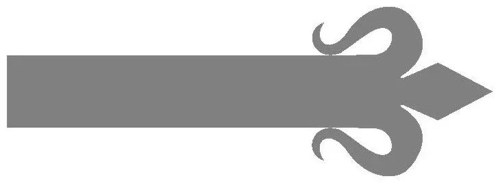 XL Spanish Mission Wrought Iron Faux Hinge Strap - Old West Iron