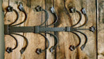 XL 14th Century Wrought Iron Faux Hinge Strap - Old West Iron