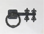 Spanish Mission Iron Ring Latch - Old West Iron