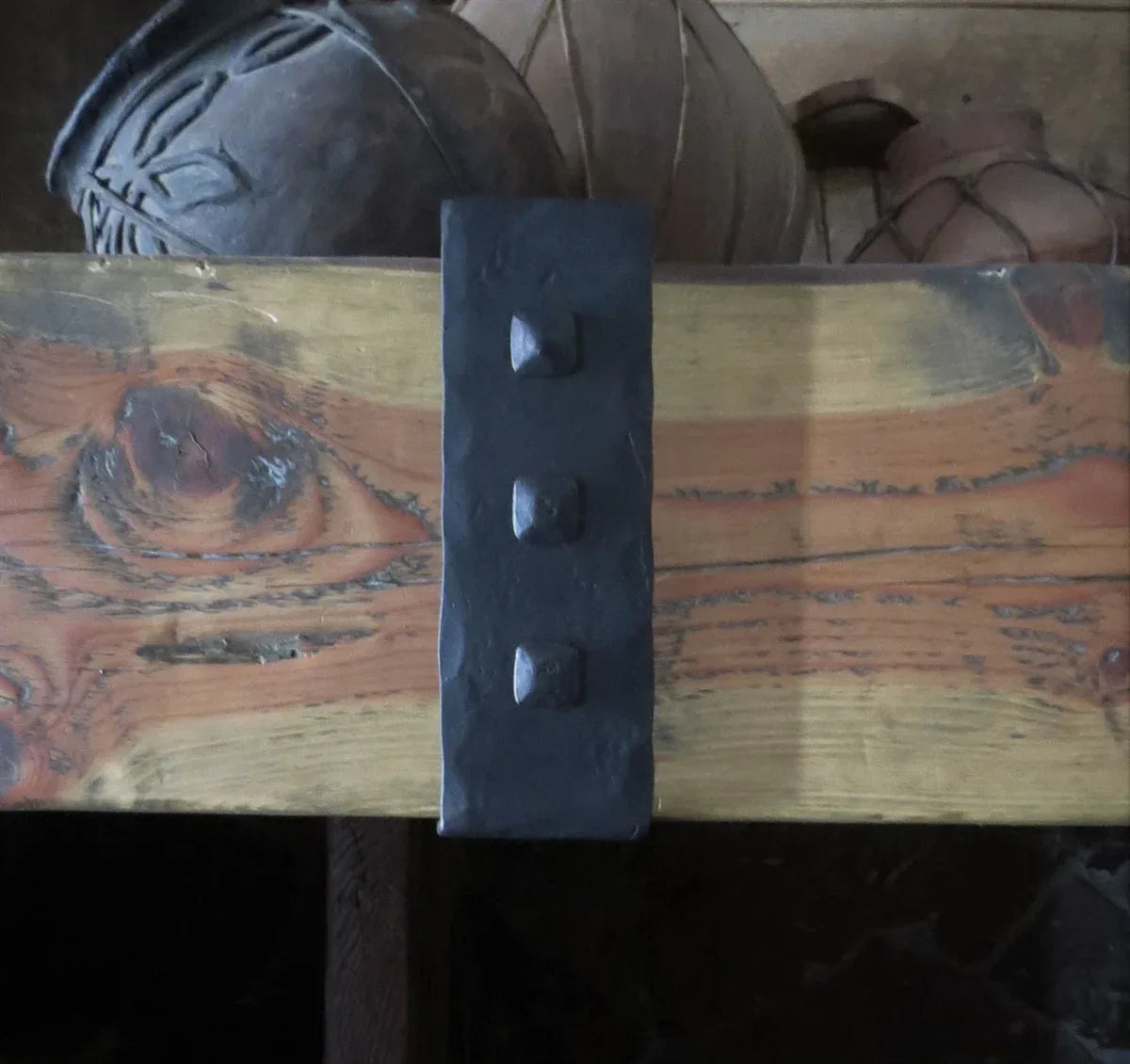 Farmhouse Iron Mantel Strap - Old West Iron