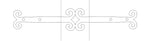 Middle Age Europe Iron Mantel Strap - Old West Iron