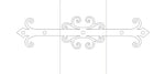 Chateauesque Iron Mantel Strap - Old West Iron