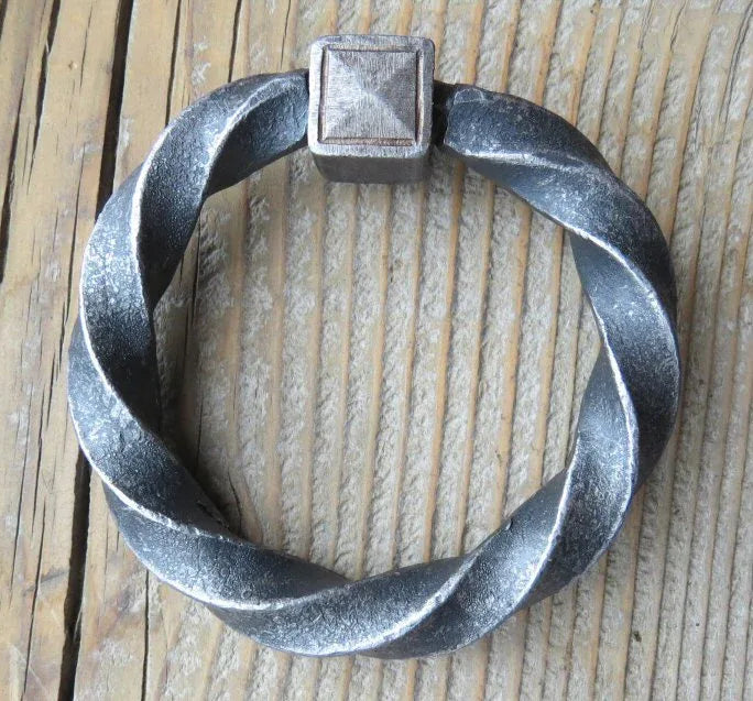 4 1/2" Twisted Ring - Old West Iron