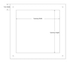 Rectangular Iron Frame - Old West Iron