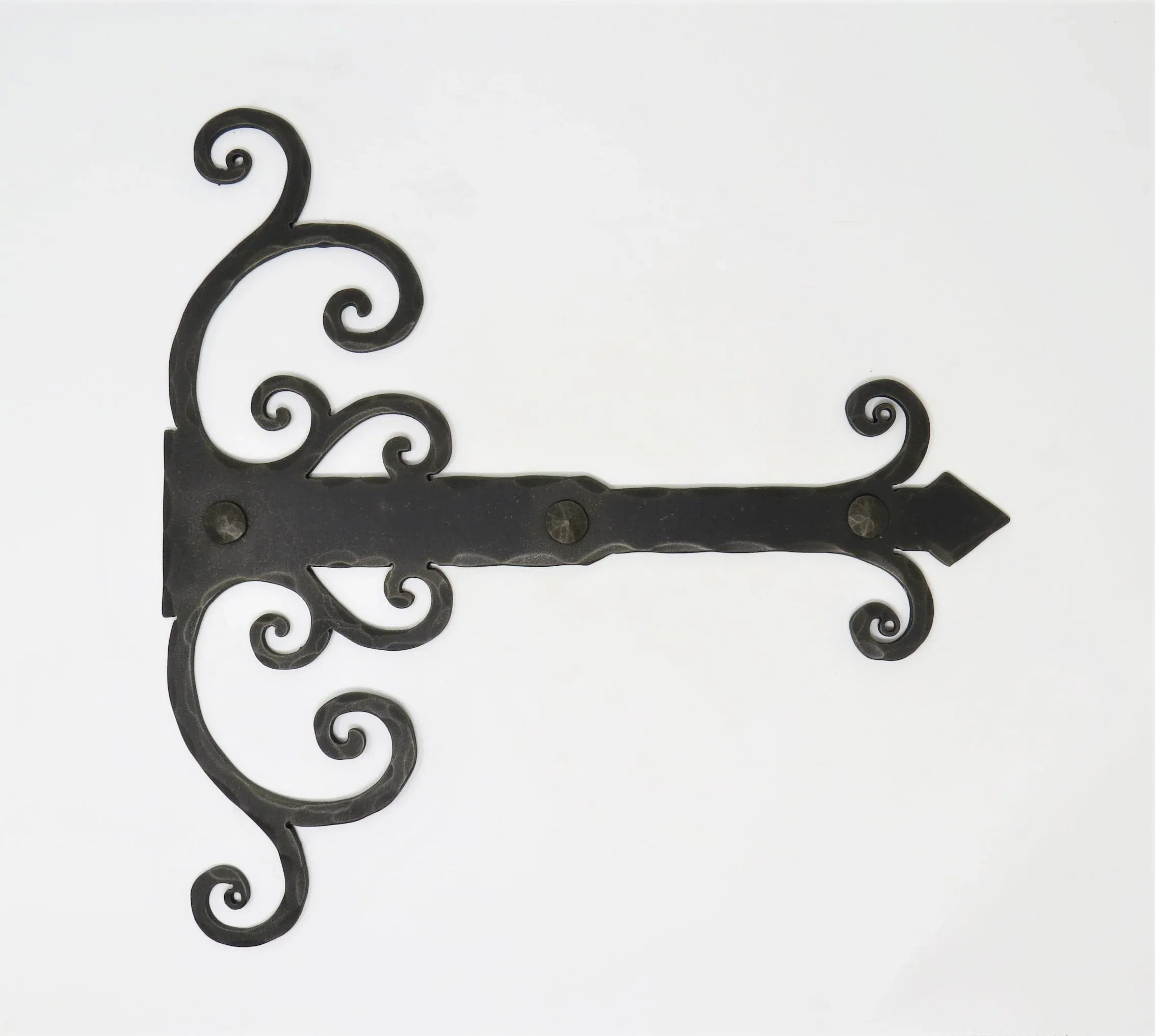 XL Chateauesque Iron Faux Hinge Strap - Old West Iron