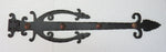 Medieval Iron Garage Door Dummy Hinge Strap - Old West Iron
