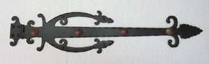 Medieval Wrought Iron XL Functioning Hinge Strap - Old West Iron