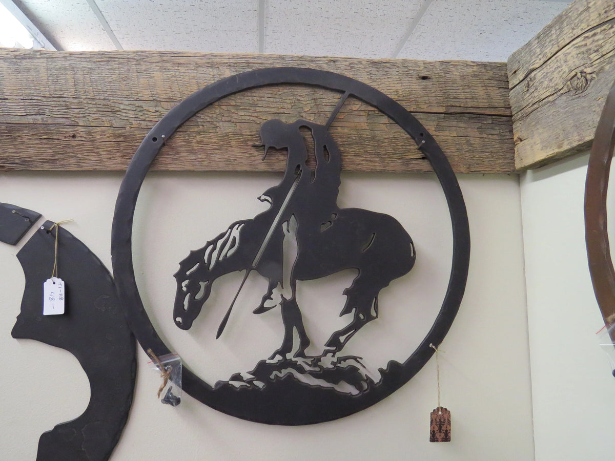 Native American Iron Cutout - Old West Iron