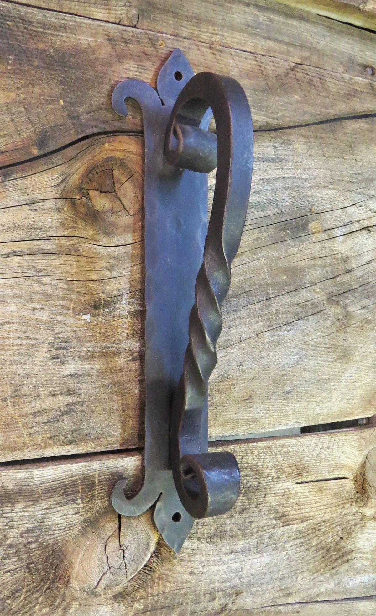 Chateauesque Iron Door Pull - Old West Iron