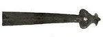 XL Art Nueveau Iron Faux Hinge Strap - Old West Iron