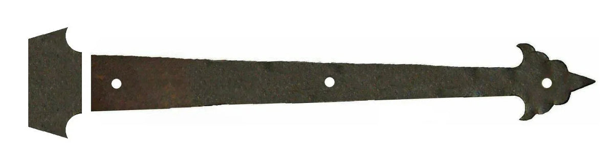 Early American Iron XL Functioning Hinge Strap - Old West Iron