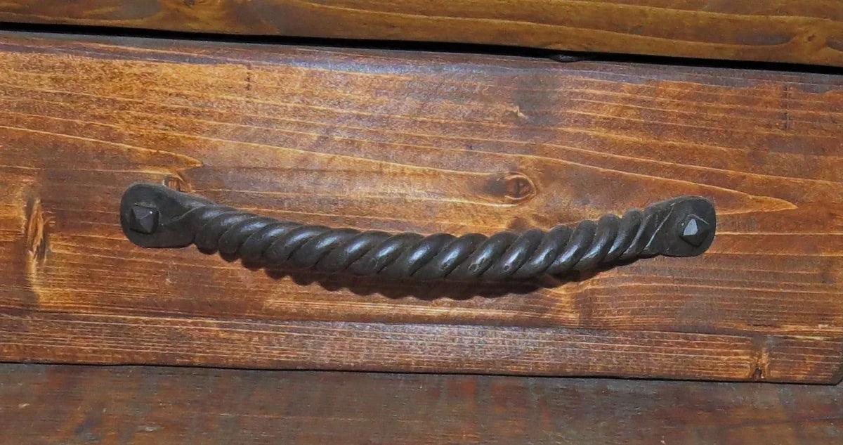Greek Ionic Cabinet Handle - Old West Iron