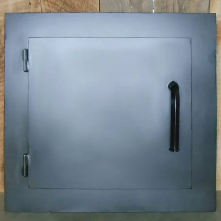 XL Scandinavian Rectangle Hinged Pizza Oven Door - Old West Iron