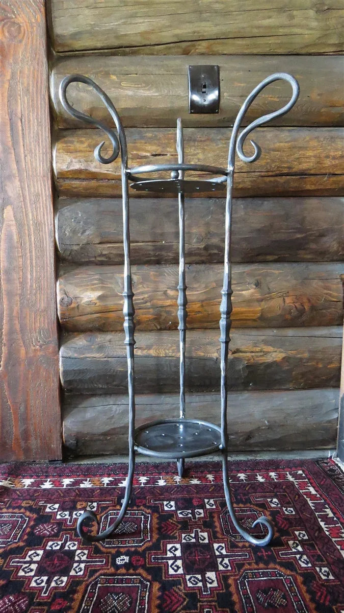 Double Plant Stand - Old West Iron