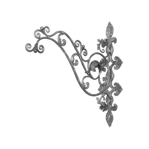 Ornate Scrolled Sign Bracket - Old West Iron