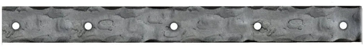 Plain Straight Iron Garage Door Dummy Hinge Strap - Old West Iron