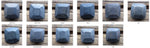 3/8" Dia. Pyramid Square Head Bolt - Old West Iron