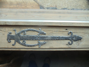 XL Medieval Iron Faux Hinge Strap - Old West Iron