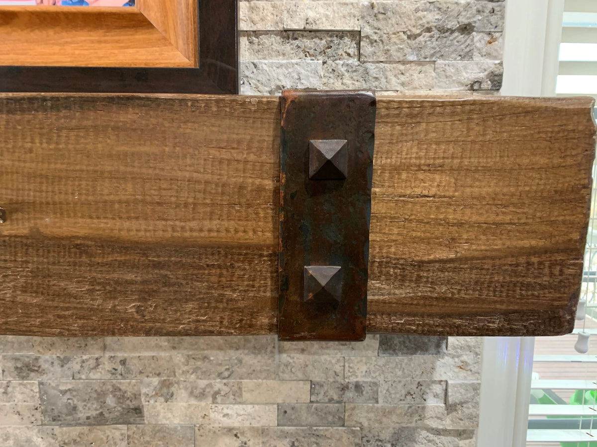 Farmhouse Iron Mantel Strap - Old West Iron