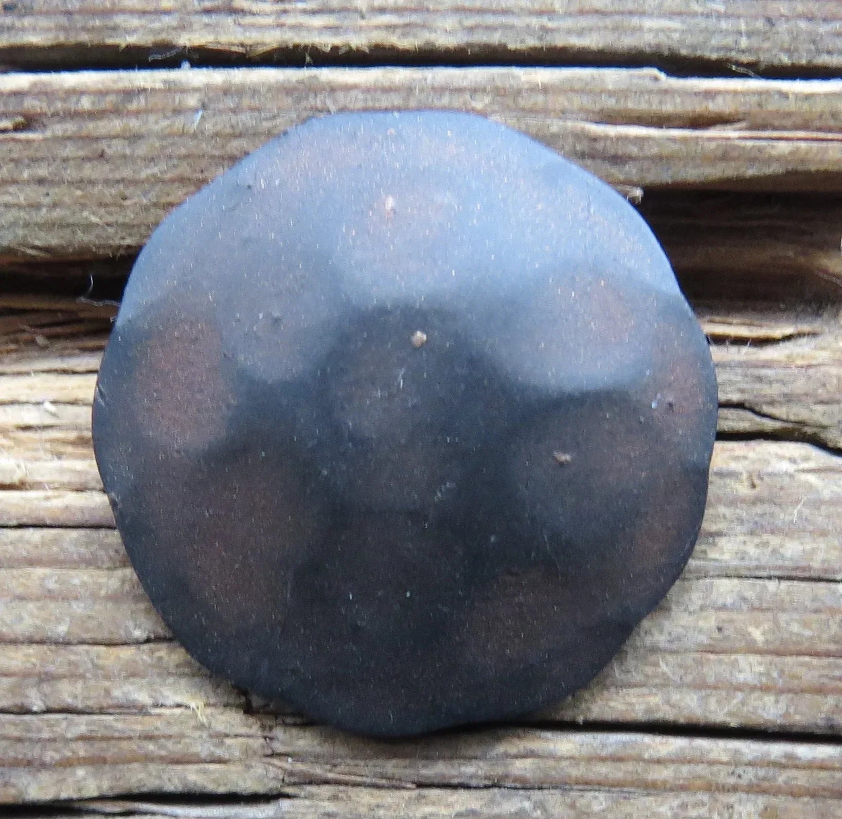1/2" Ping Hammered Dome Nail Natural Rust Bulk Box (300) - Old West Iron