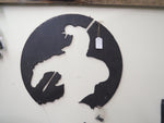 Native American Silhouette Iron Cutout - Old West Iron