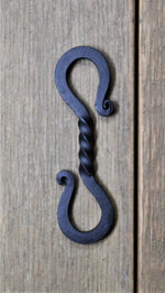 Long Twisted S-Hook - Old West Iron