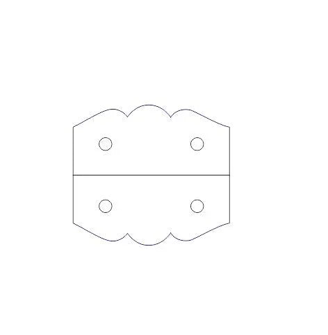 Barcelona Iron Angle Brace - Old West Iron
