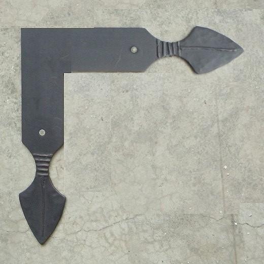 Authentic Arrowhead Iron "L" Plate - Old West Iron
